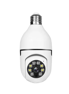 Smart home light bulb lamp WIFI 2MP camera 360 Degree panoramic wireless IR Security VR CCTV Camera